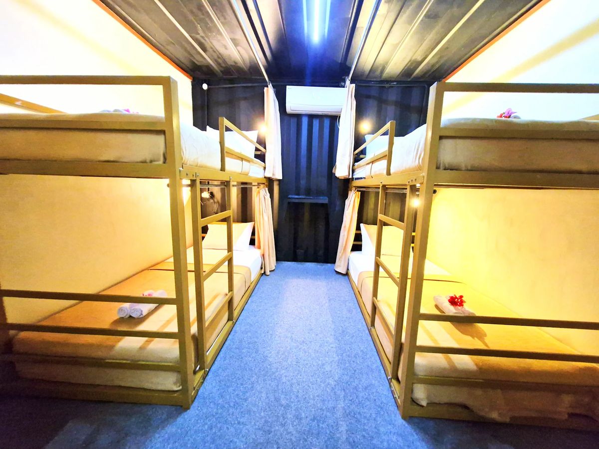 Containers Hostel dorm room
